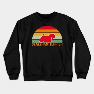 Sealyham Terrier Vintage Silhouette Crewneck Sweatshirt